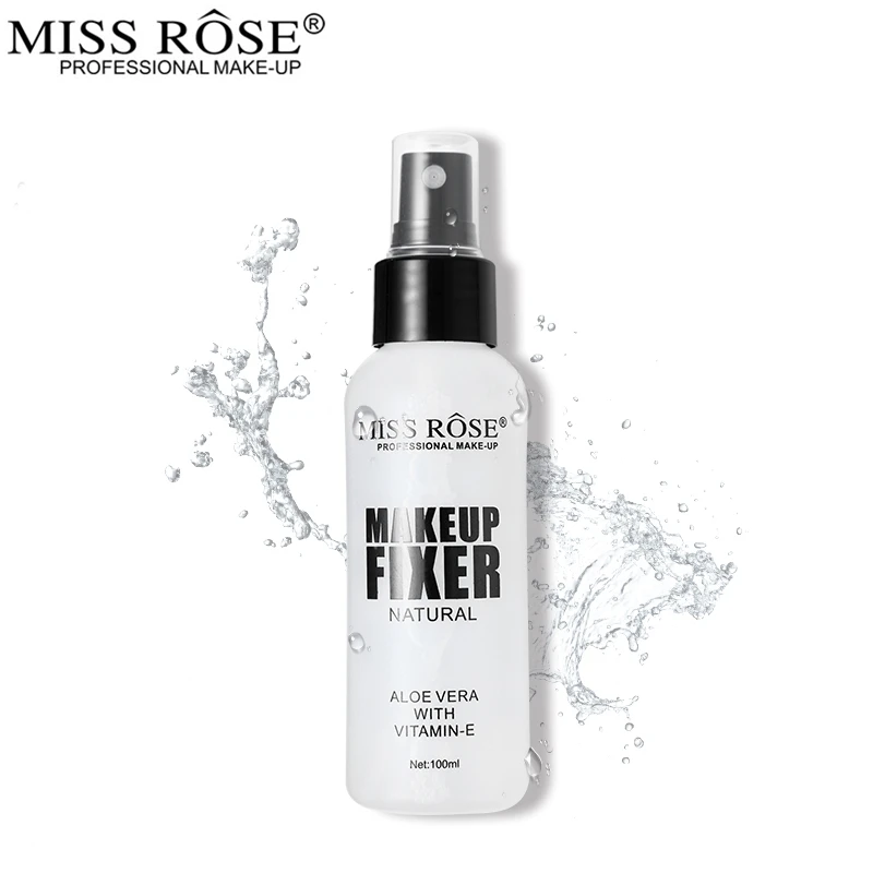 Miss Rose 100 мл фиксатор для макияжа матовая отделка спрей лица УВЛАЖНЯЮЩАЯ основа