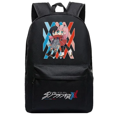 4 DitF DARLING in the FRANXX аниме печати рюкзак ICHIGO MIKU ZERO TWO Cos женский Backapck Холст Школьные сумки для девочек-подростков - Цвет: 4