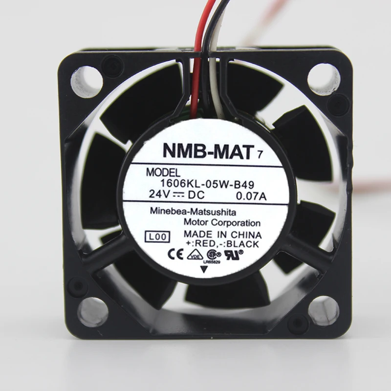1606KL-05W-B49 24 В 0.07A 4015 трехпроводный охлаждающий вентилятор для станков с ЧПУ
