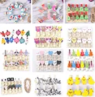 Зажимы декоративные из натурального дерева, 81012 шт.