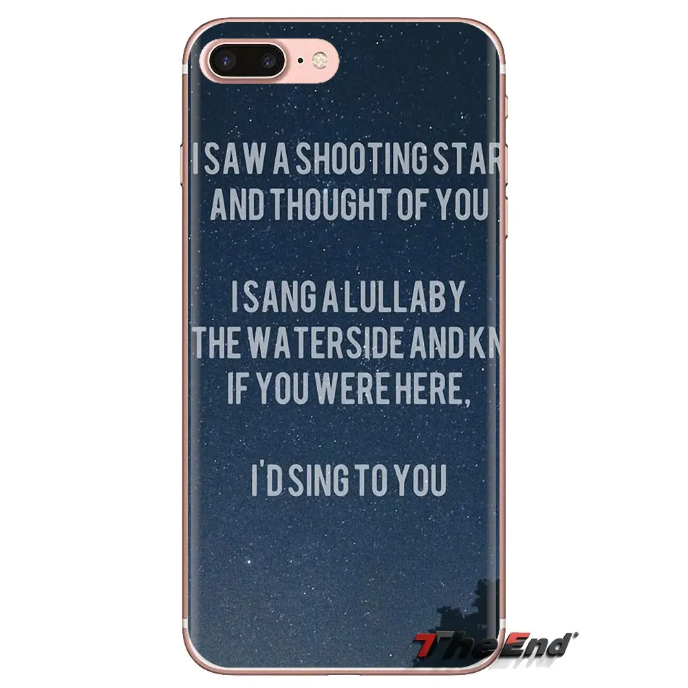 Чехлы из ТПУ для LG Spirit Motorola Moto X4 E4 E5 G5 G5S G6 Z Z2 Z3 G2 G3 C Play Plus Mini All of the stars lyric ed sheeran |