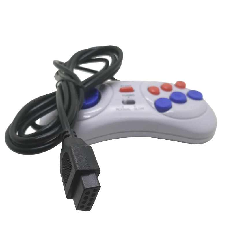 2 шт. игровой контроллер для SEGA Genesis 16 бит ручка геймпад MD аксессуары игры