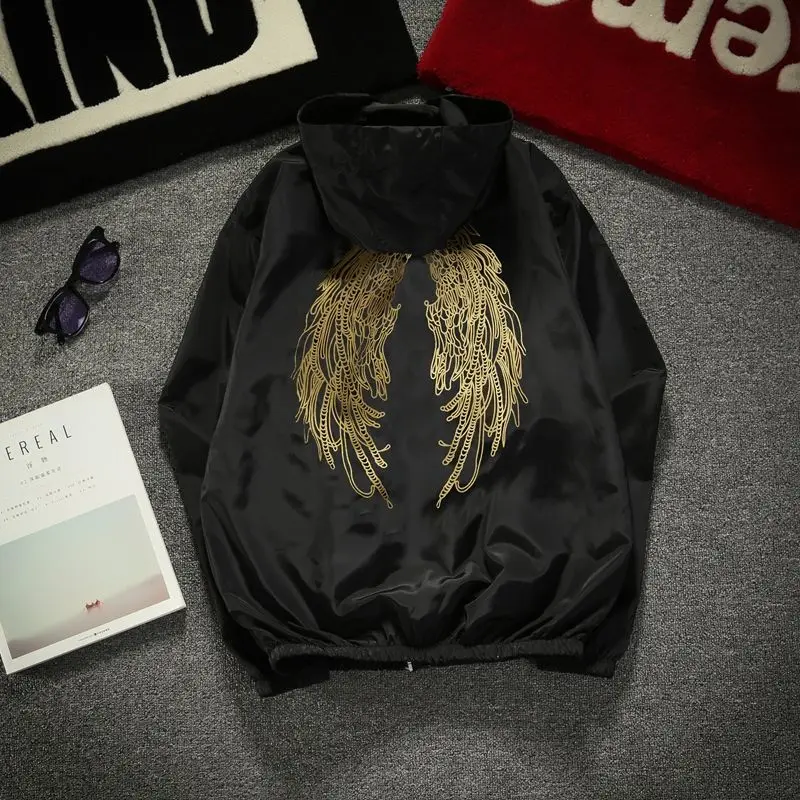 Куртки для мужчин 2019 новый модный бренд дизайн улица ветровка с рисунком куртка s