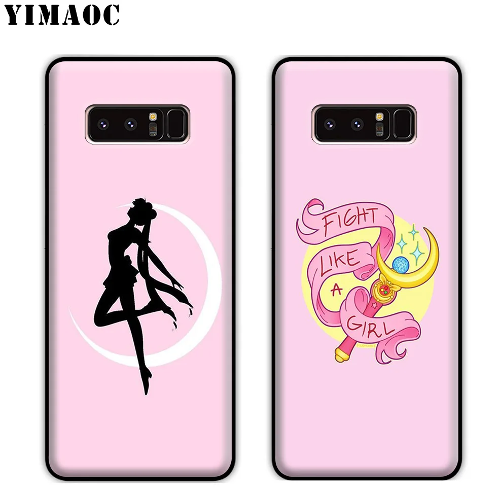 YIMAOC Сейлор Мун Аниме Мягкий силиконовый чехол для samsung Galaxy S10 S10e S9 S8 Plus S7 S6 Edge J6 |