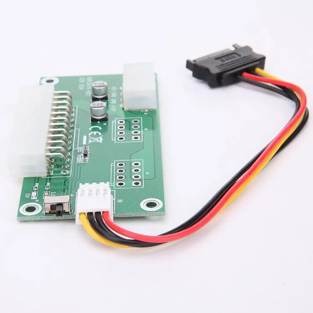 Настольный ПК ATX 24Pin двойной блок питания синхронизация стартер удлинитель