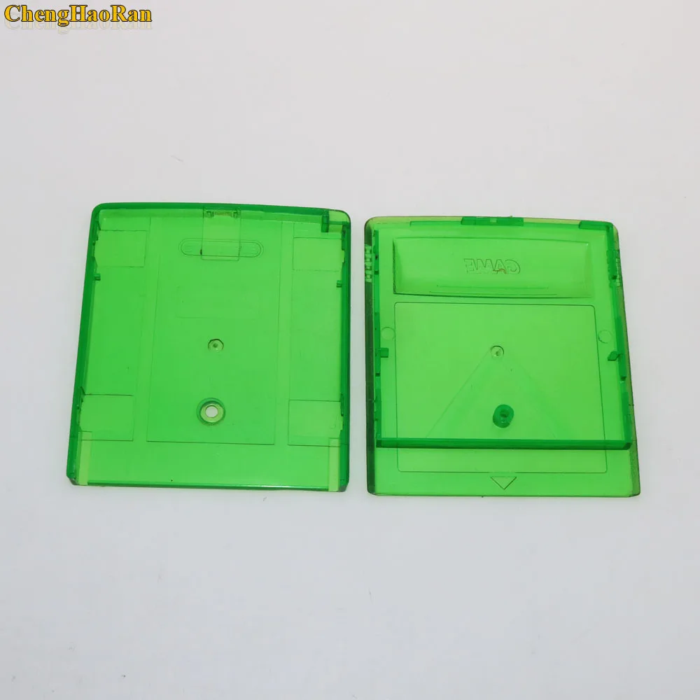 ChengHaoRan 10 шт Серый прозрачный зеленый чехол для игровой карты GB GBC GBA SP картридж