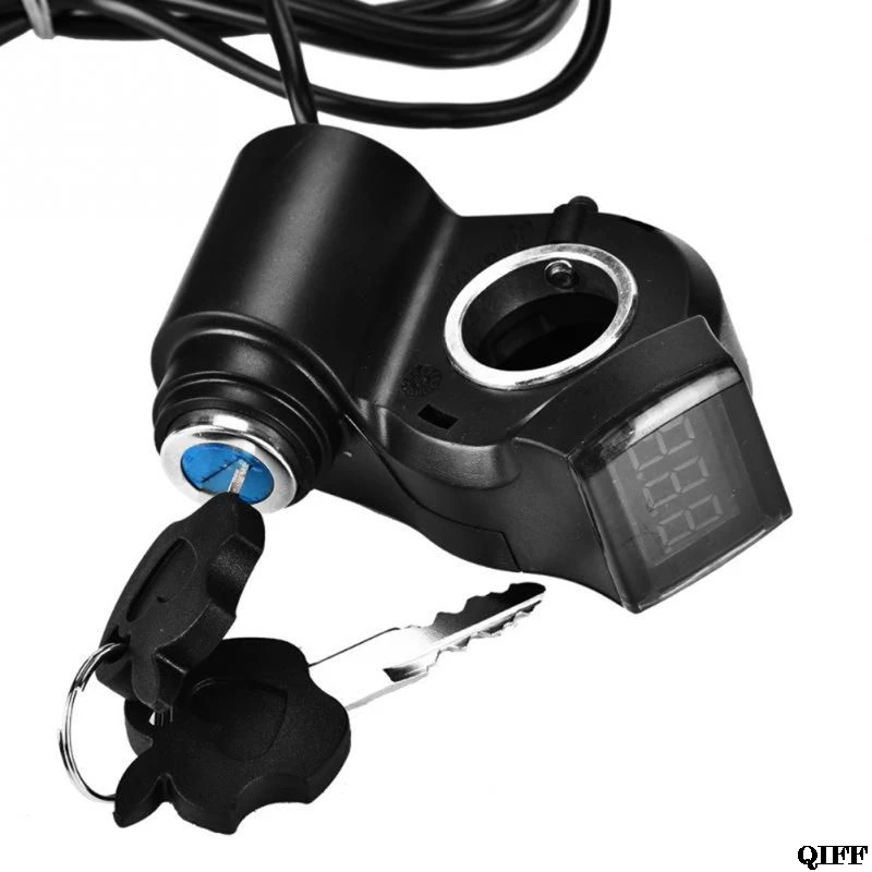 Дропшиппинг 12V-99V e-велосипедов Напряжение Дисплей Батарея индикатор с замком