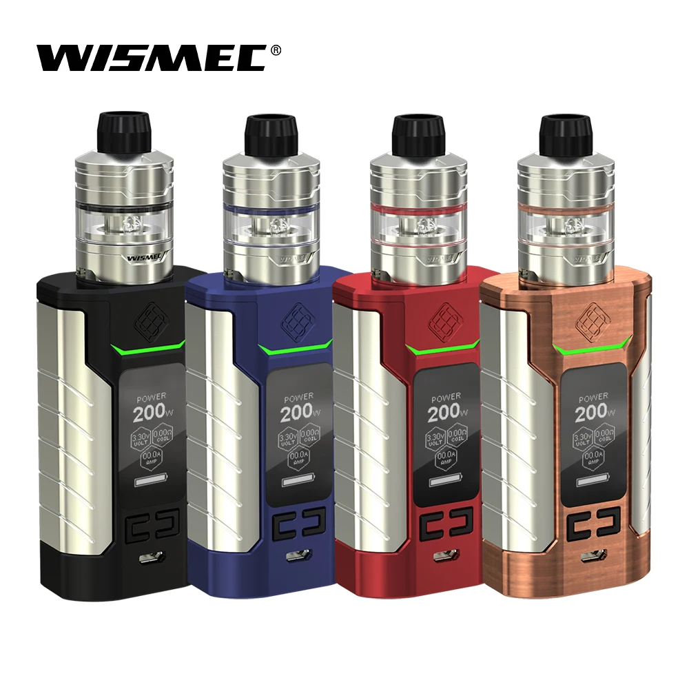 Оригинальный Wismec Sinuous FJ200 комплект с атомайзер разделитель 2 мл/4 мл бак встроенный