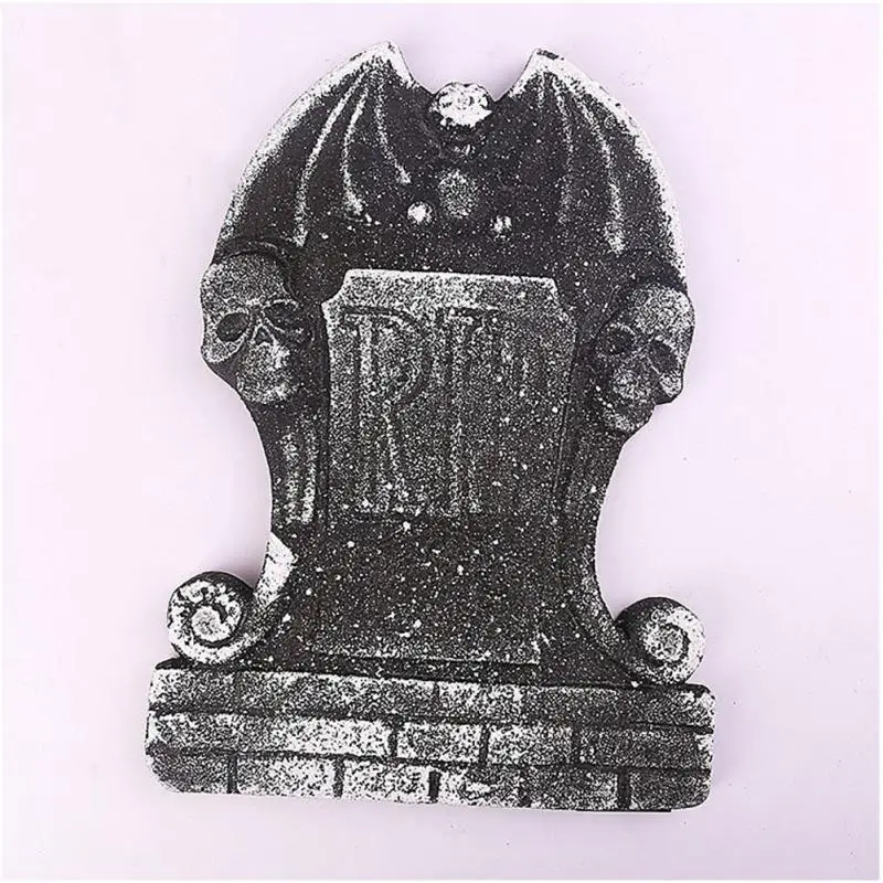 1Pcs Tombstones Halloween Props Haunted House Outdoor Indoor Spooky Decoration 38*26.5cm randomly | Дом и сад