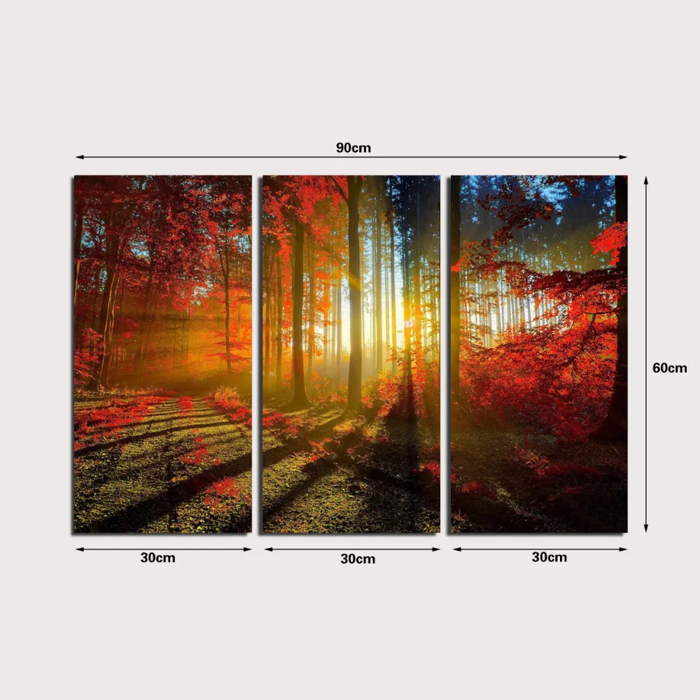

3 Panel printed painting Tree Painting Canvas Wall Art Picture Home Decoration Living Room Canvas Modern painting LS093