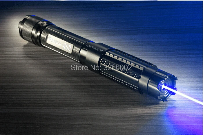

High Power Most Powerful Military 450nm 500000m 500W Blue Laser Pointer Pen Adjustable Focus Burning Paper range to 10000 meters
