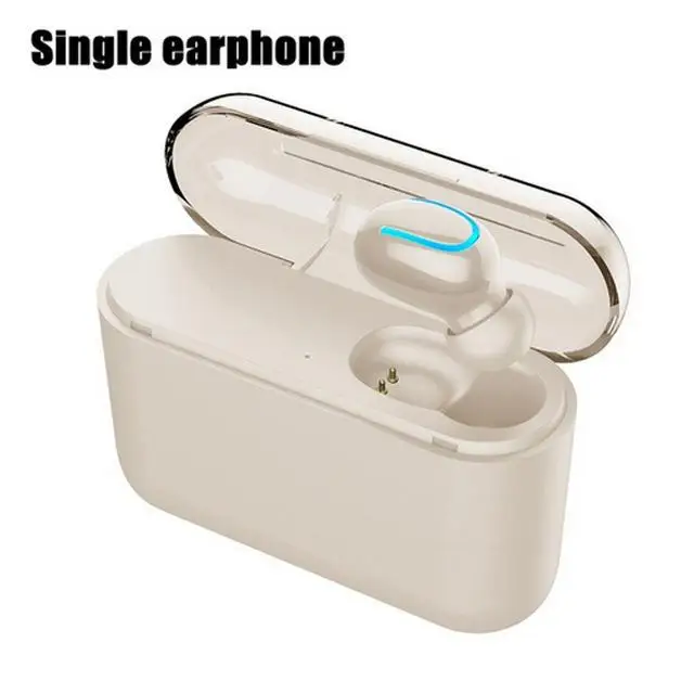 Kulaklik Q32 TWS Bluetooth наушники с микрофоном истинные беспроводные мини наушники стерео музыка гарнитура громкой связи Fone De Ouvido - Цвет: SINGLE SKIN