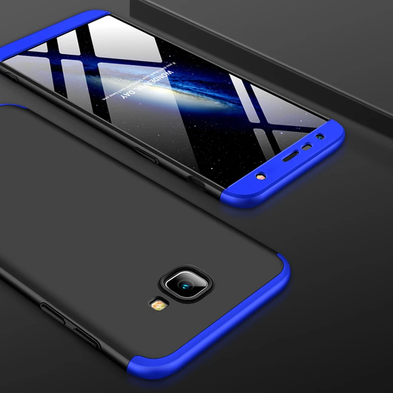 J4 2018 чехол для Samsung Galaxy Prime Роскошный 3 в 1 полная защита Матовые чехлы Plus
