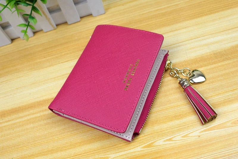 Женский кошелек с кисточками женские кошельки portfel damski feuille femme кошелек тонкие маленькие кошельки для billeteras para mujer monederos