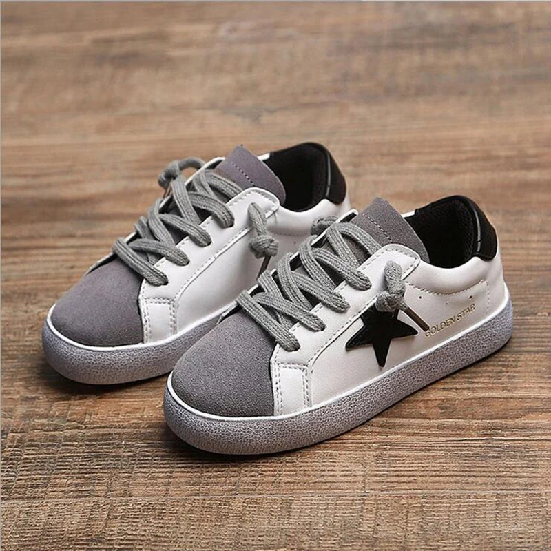 Новинка весна-лето 2017 детская теплая кожаная обувь для мальчиков пятиугольная