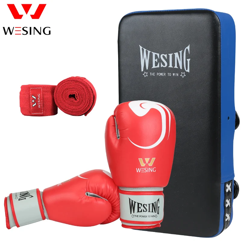 Тренировочные боксерские перчатки wesing тренировочные muay thia|boxing kicking pad|boxing glovesboxing