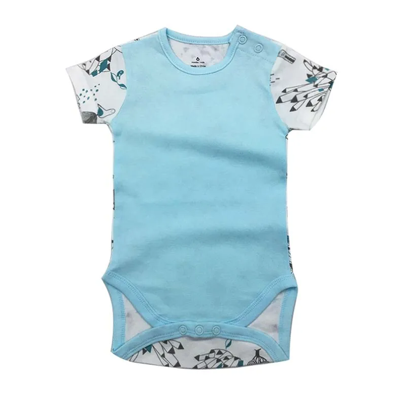 Боди для малышей Модные 1 шт./лот боди новорожденных Комбинезоны с короткими
