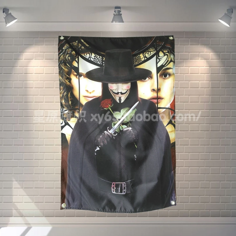 Киноплакаты Команда убийц слов V висячий флаг плакат настенная наклейка декор