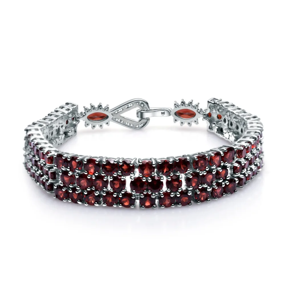Женские браслеты из серебра 925 пробы GEM'S Изящные Ювелирные украшения с