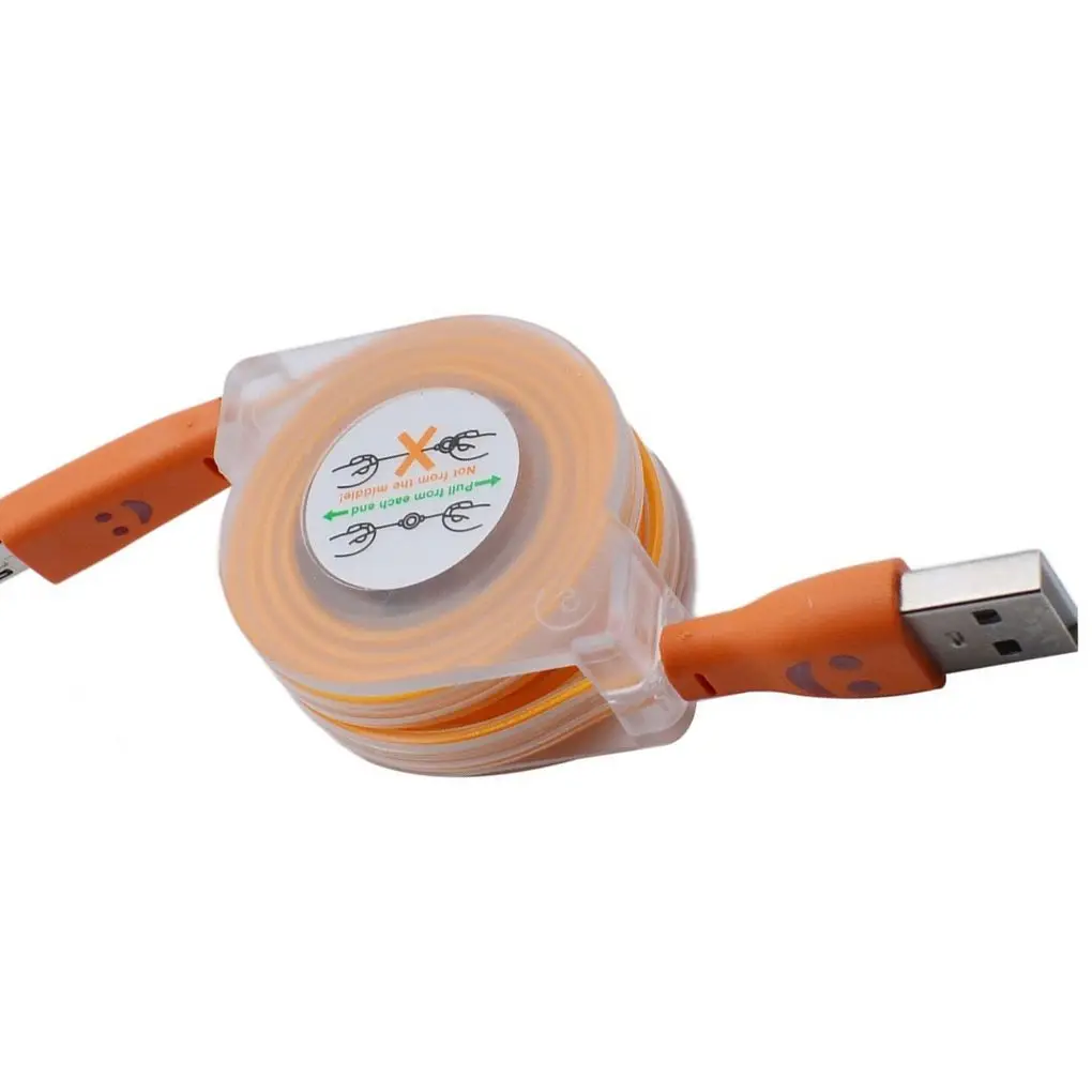 Выдвижной светодиодный светильник Micro USB кабель светящаяся Замена для Android порт кабель для передачи данных зарядное устройство для телефона
