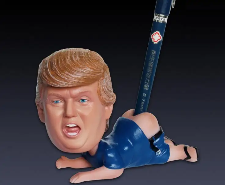 16*8 5 см забавная экшн фигурка Дональда Трампа мягкая шутка игрушка жесткая