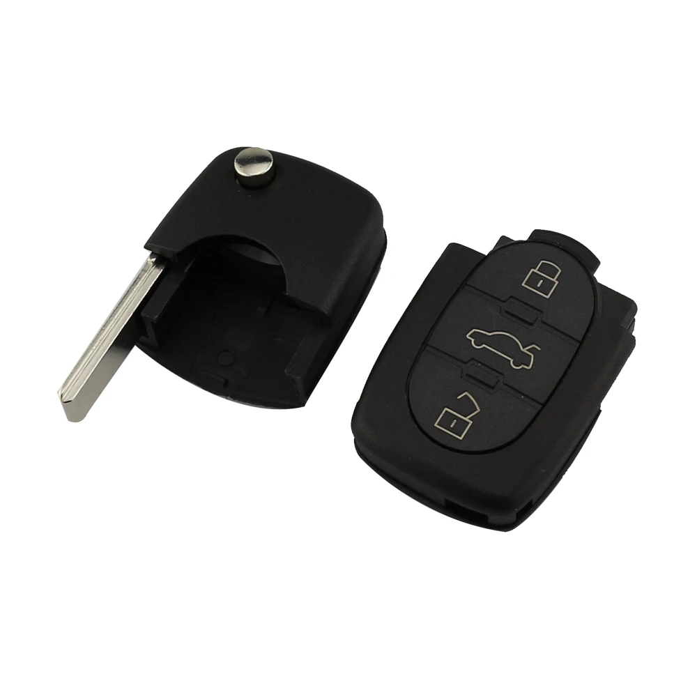 YIQIXIN раскладной дистанционный Автомобильный ключ для Audi TT A4 A6 A8 Quattro 4D0837231N 433 92 МГц