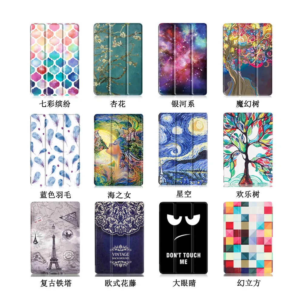 Чехол для Asus Zenpad 10 Z301MFL 1 ''Z300CG Tablet Funda Smart Print Flip кожаный чехол + стилус|tablet case|tablet