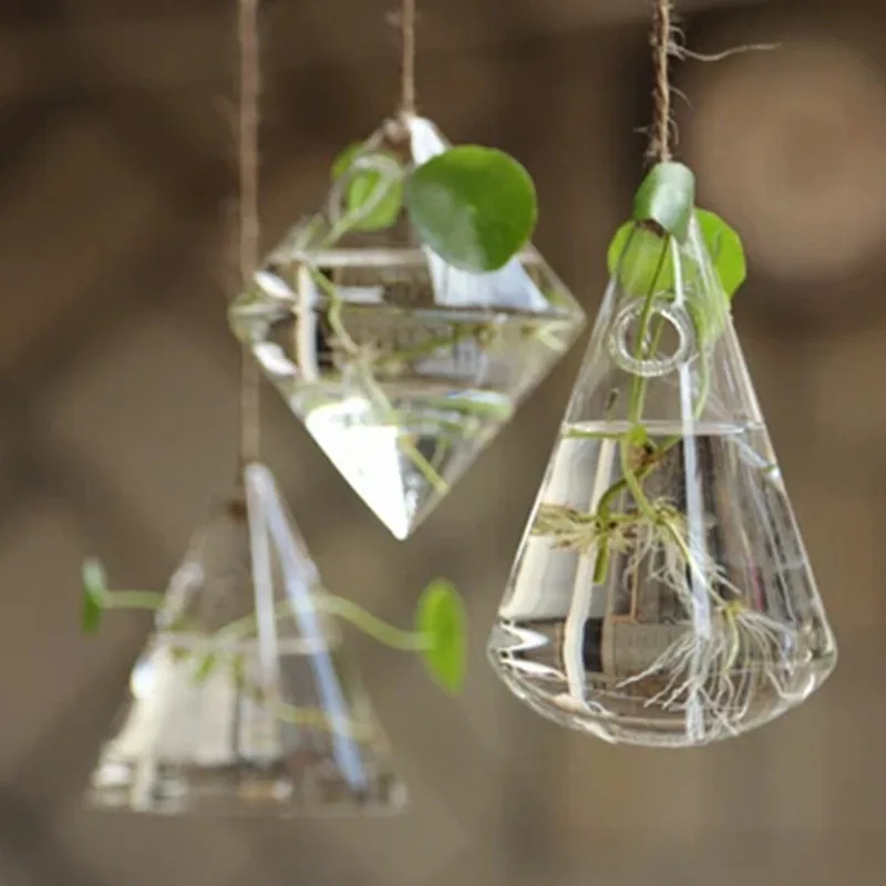 Glass vase home decoration vases decoratives vaso geometric terrarium flower de flor decor | Дом и сад