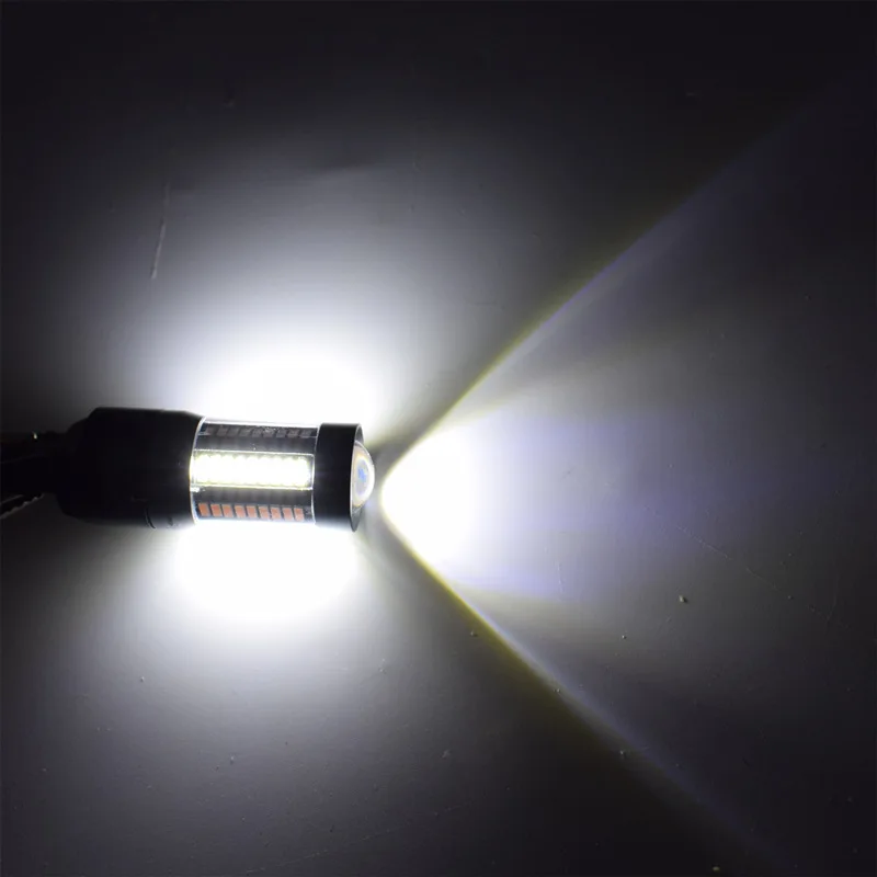 2 шт. 7443 3157 1157 Led 4014 66 SMD автомобильный светильник лампы с поворотным сигналом s