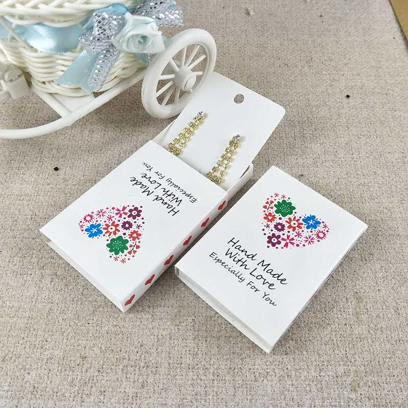 2017 Новинка DIY Горячая Ручная работа с любовью кулон/серьги коробка упаковка