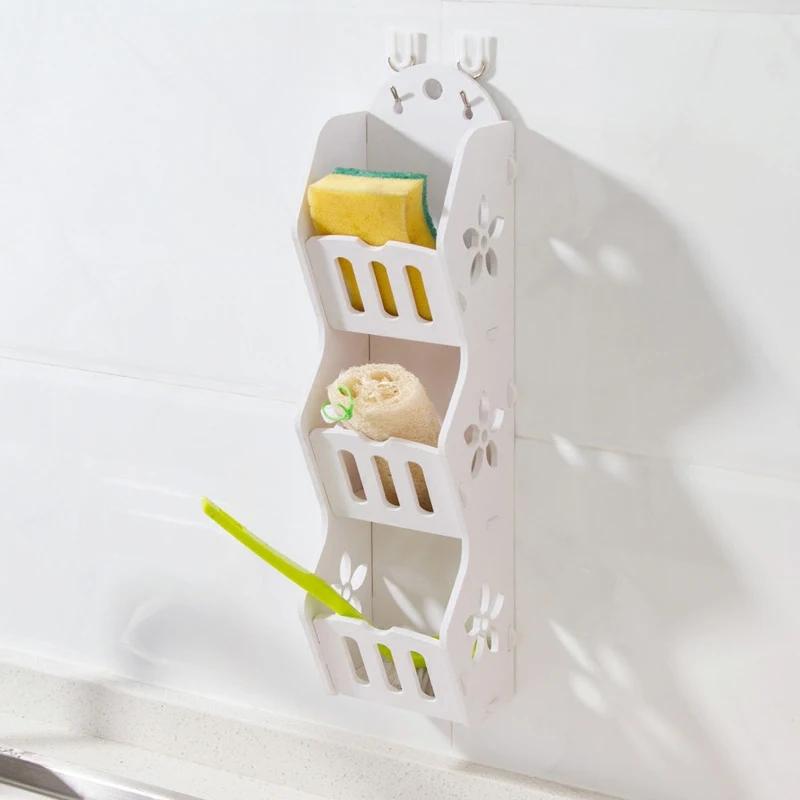 Новая Белая настенная полка Товары удобный стеллаж полки для дома Спальня