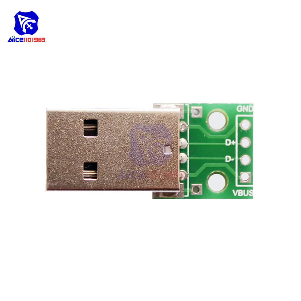 Micro/Mini USB/USB A папа/USB 2,0/3,0 A мама/USB B интерфейс до 2,54 мм DIP PCB конвертер адаптер коммутационная плата
