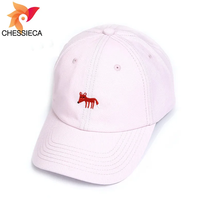 CHESSIECA 2018 милый маленький вышитой лисой Бейсбол Кепки Новая мода Snapback дикий шляпа
