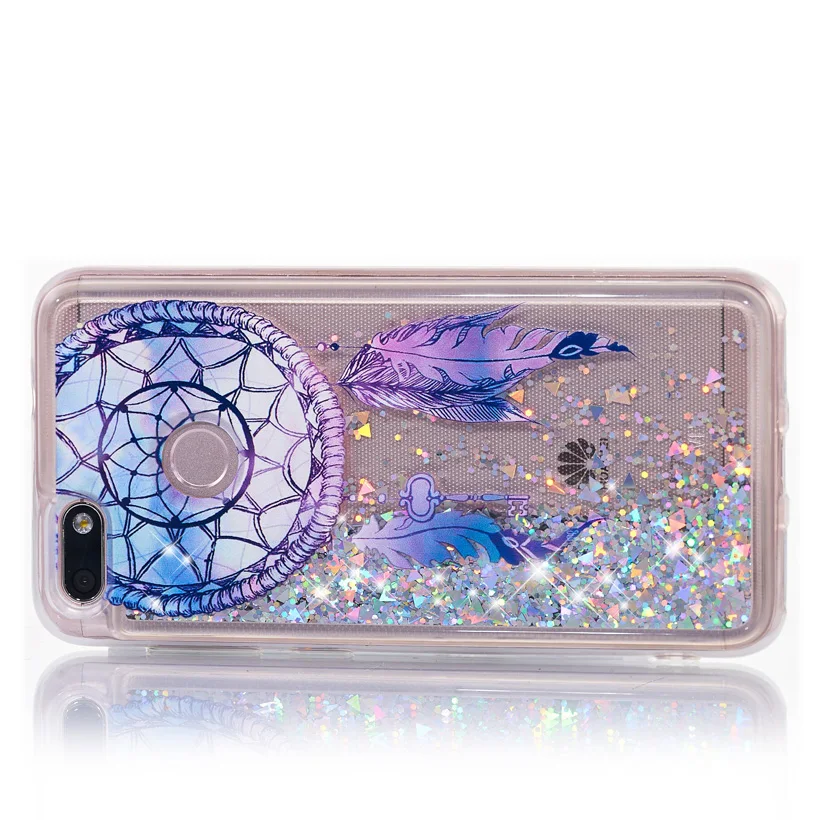 Soaptree чехол для телефона для huawei Nova Lite Y6 Pro P9 lite mini Enjoy 7 5,0 дюймов Блестящий жидкий Мягкий ТПУ чехол
