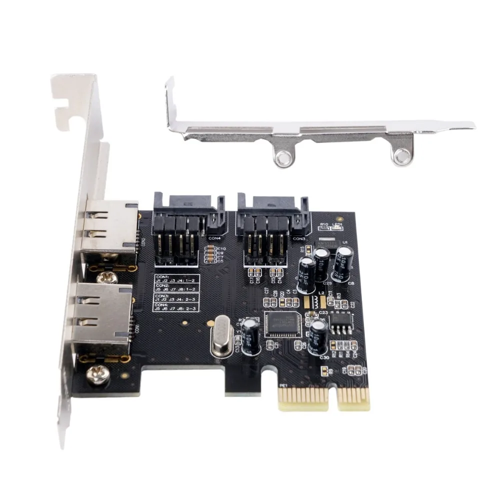 Плата контроллера ORICO PCI e Express адаптер E к SATA 3 0 eSATA Расширительная карта