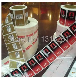 Косметическая этикетка с принтом высококачественные водонепроницаемые