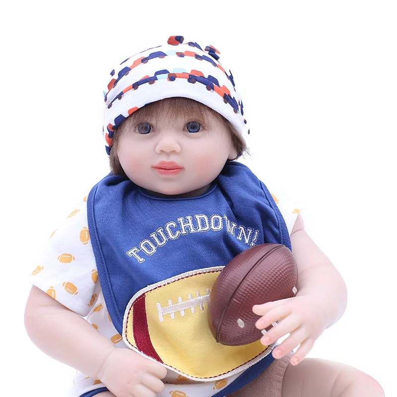 Коллекционные 20 дюймовые куклы reborn babies реалистичные мягкие силиконовые 50 см для