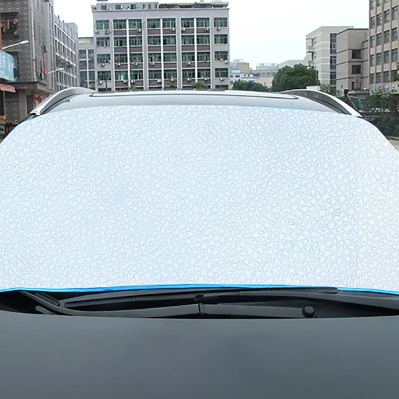 

190*95cm Car Window Film Snow Protection Sunscreen Sunshade Auto Windshield Sun Shade Foldable Multifunction Visor Cover Block