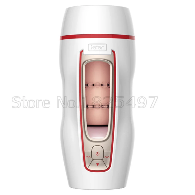 Полностью Автоматическая Мужская мастурбация Leten искусственная вагина 10 режимов