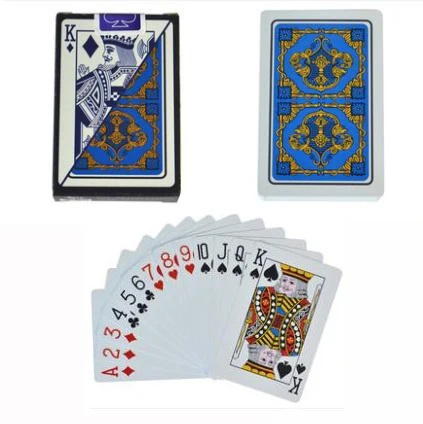 5639 Blue 1 колода/54 шт Техасский Холдем пластиковые игральные карты Игры покер карты водонепроницаемые и скучные польские Покер звезда настольные игры 58*88 мм карты - Цвет: 5639 Blue