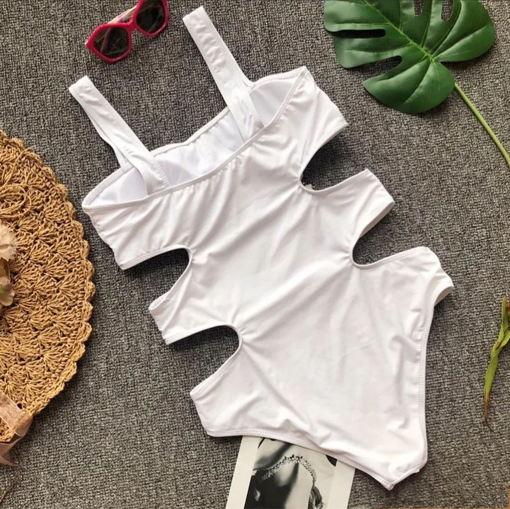 2018 сексуальный цельный купальник на молнии для женщин слитный женский стринги с