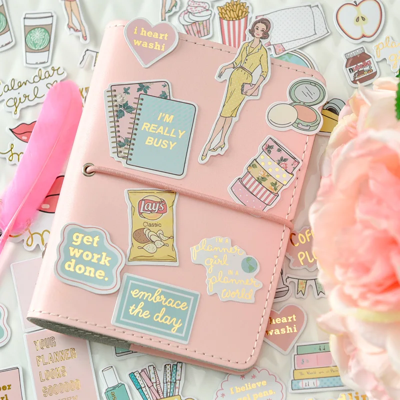 Ksccraft 60 шт. Модные женские карточные штампы для скрапбукинга Happy planner/изготовление открыток/Журнал проекта
