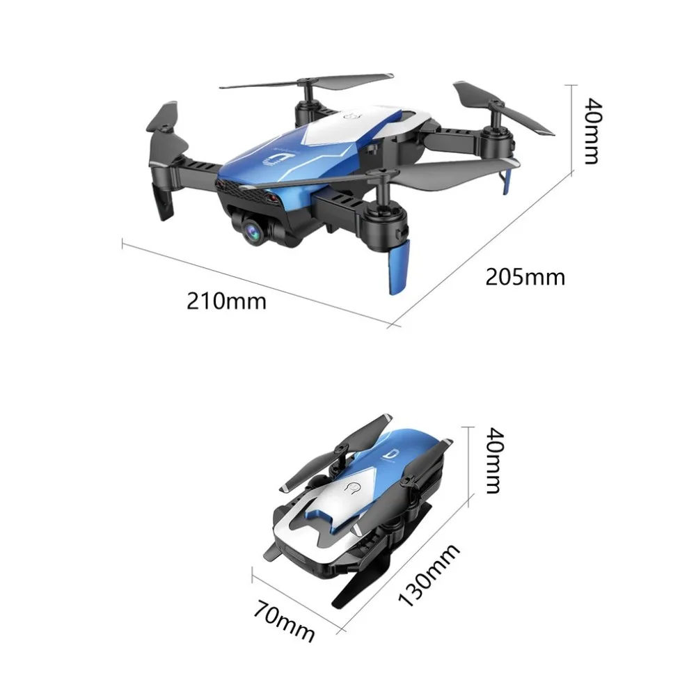 X12 4CH RC складной Дрон с камерой 0.3MP HD мини Квадрокоптер удержание высоты с Wifi камерой Безголовый режим 3D флип