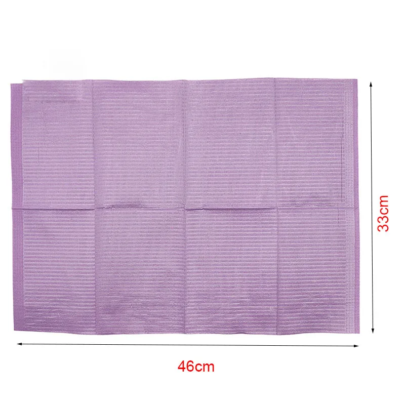 125 шт./пакет стоматологический одноразовый шейный платок бумажный шарф полотенца