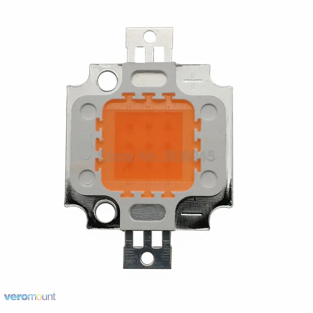 Epi led s 10 Вт полный спектр 380 нм-840нм COB Встроенный высокомощный светодиодный