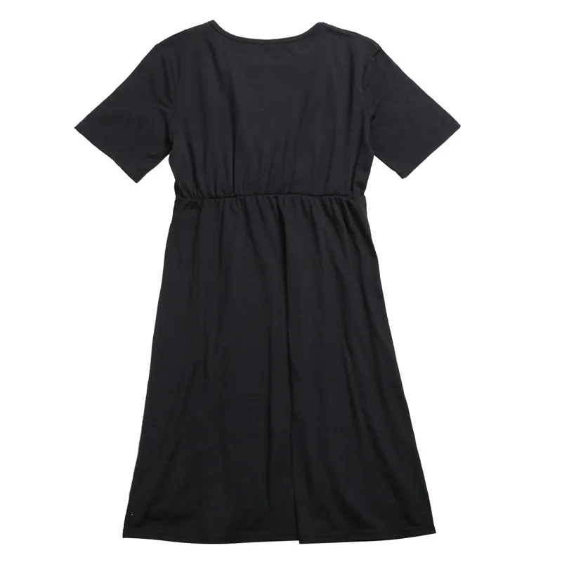 Сексуальное летнее платье для беременных 4 цвета кормления большого размера