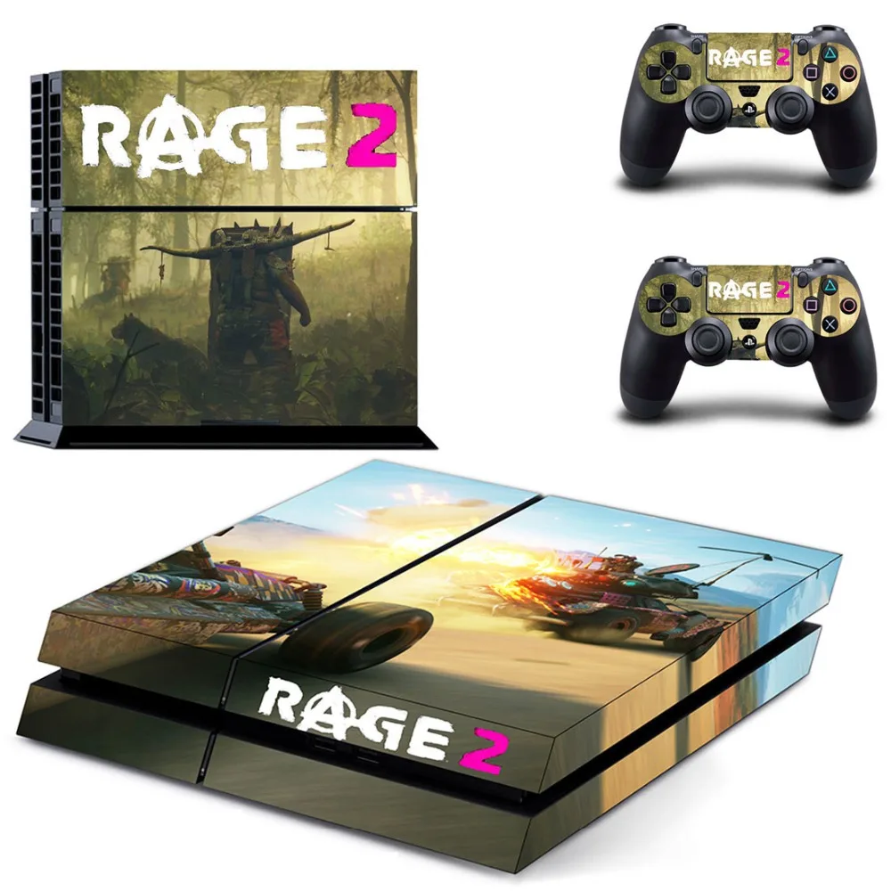 PS4 controller skin stickes Rage 2 Cover Decal Skin for Sony Play Station 4 Console and Controller Protective Sticker | Электроника