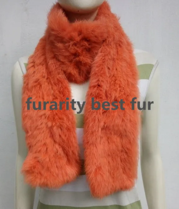 Новое поступление furarity 150 см длинный шейный теплый супер красивый меховой шарф из