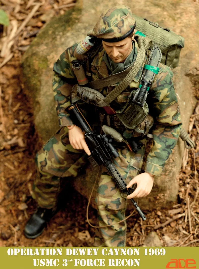 1/6 масштаб фигурка кукла операция Dewey Caynon 1969-USMC 3rd Force Recon Коллекционная 1" фигурка куклы пластмассовые игрушечные модели