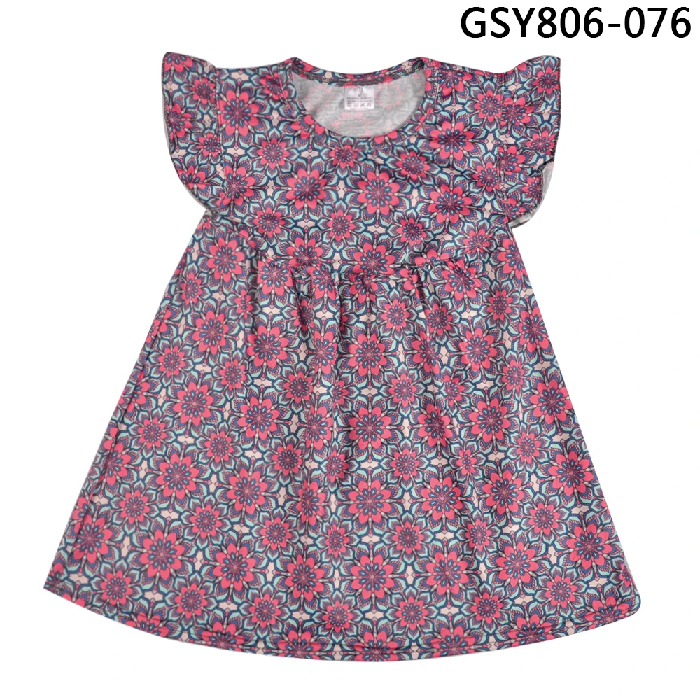Hot Sale Wholesale Price Girls Dresses 2018 Back To School Kids Dress for Clothes Cartoon Stationery Children Clothing | Детская одежда